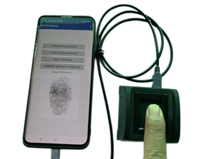 USB FAP30 Windows <span class=keywords><strong>Linux</strong></span> Android เครื่องสแกนลายนิ้วมือด้วยแสงอินฟราเรด - Product Image 2