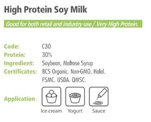 Melhor material primário para café, leite de soja/leite soja em pó c30 com 30% proteína de soja - Product Image 3