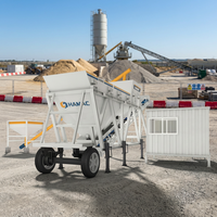Centrale à béton sèche, centrale de production de béton avec ligne de production et pompe PLC comme composants principaux