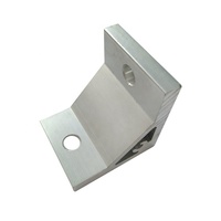 Placa de escudete Soporte de código de ángulo de esquina interior para ranura de perfil de extrusión de aluminio serie 8mm 90 Soporte de aluminio