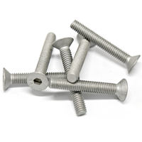Vis de machine à tête fraisée hexagonale en acier allié revêtu Dacromet M4 M5 M6 M8 M10 Grade 10.9 DIN7991 Vente en gros Usine
