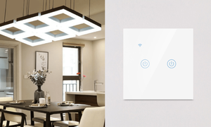 Tuya wifiスマートEUWiFiスイッチタッチキー1 /2/<span class=keywords><strong>3</strong></span>/4ギャングスマートシーンパネルワイヤレススイッチ - Product Image 3