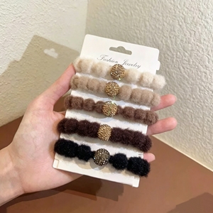 Juego de 5 Lazos para el Cabello de Tela, Elegantes, Sencillos y de Diseño Exclusivo, Lazos para el Cabello de Mujer al por Mayor - Product Image 6