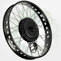 Prix usine 48v 2000w 1000w Kit de moteur à courant continu 26 "* 4.0 Kit de moteur de vélo électrique à gros pneus Hailong Option de batterie 72v vélo électrique