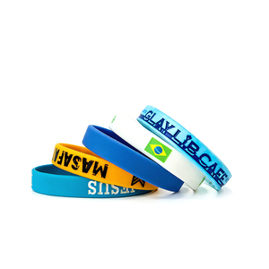 Wholesale Environmentally Friendly Professional Custom Silicone Promotional Bracelets Personalized Sports Festival Bracelets