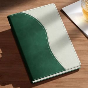 Online Budget Thick Real Leather Notebook Journal Diary Year Event Planner with Custom Cover or Inside Pages for New Party Favor - Product Image 1