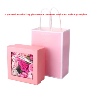 Regalo Fatto a Mano per la Festa degli Insegnanti o Compleanno, Scatola di Fiori di Sapone a Forma di Rosa Artificiale, Sorpresa per <span class=keywords><strong>Migliori</strong></span> Amici - Product Image 4