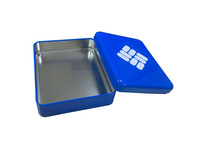 Caja de Hojalata Rectangular Personalizada al por Mayor, de Grado Alimenticio, con Recubrimiento UV, Empaque Metálico de Alta Calidad para Joyería y Regalos