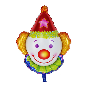 Globo grande y divertido de payaso para niños, <span class=keywords><strong>feliz</strong></span> <span class=keywords><strong>cumpleaños</strong></span>, <span class=keywords><strong>Feliz</strong></span> Navidad, papel de aluminio - Product Image 5