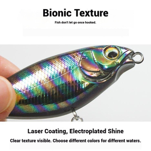 Isca Flutuante de Plástico Ultralight de 6g 11g para Pesca de Snakehead, Bluegill, Tilápia e Peixe Mandarim em Todas as Condições de Água - Product Image 4