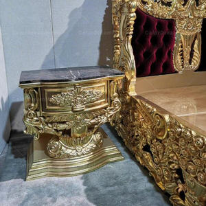 Комплектные наборы для спальни с кроватью и шкафами золотистые наборы для спальни королевская роскошь - Product Image 5