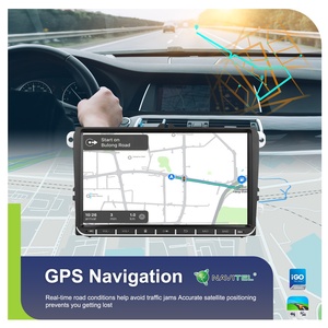 Podofo 2 Din 9'' Autoradio Android Stéréo <span class=keywords><strong>4</strong></span>+64G Carplay/Android Auto/GPS/Wifi/RDS sans fil pour VW Passat <span class=keywords><strong>Golf</strong></span> MK5 MK6 Jetta POLO - Product Image 3