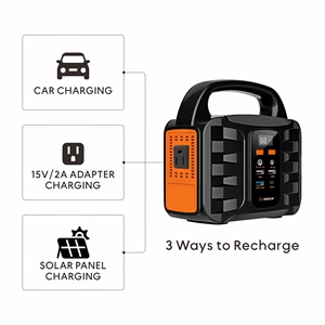 Trạm điện di động khẩn cấp 100W, bộ sạc đa năng, máy phát điện di động, máy phát điện năng lượng mặt trời với tấm pin mặt trời - Product Image 5