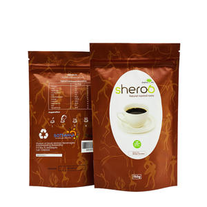 Custom Matte Finish Gravure Printed Stand up Pouch Ziplock Coffee <b>Packaging</b> <b>Bags</b> - Product Image 2