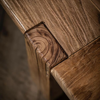 Meubles de style français de luxe pour le salon Tables de conférence en bois massif Mobilier de table de maison en bois pour l'intérieur