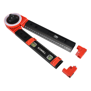 Meistverkauftes Holzbearbeitungswerkzeug Winkelmesser Aluminium-Winkellineal mit Wasserwaage - Product Image 5