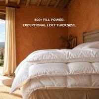 Parure de lit de luxe Xueruisha en coton respirant et frais pour l'été, avec couette ultralégère en duvet d'oie blanc 95% écologique