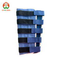Attelle d'immobilisation du genou et support longue jambe Aiwecare avec sangles respirantes en fibre de carbone pour patients blessés