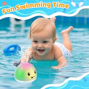Jouet de <span class=keywords><strong>bain</strong></span> <span class=keywords><strong>baleine</strong></span> rougeoyante pulvérisateur d'eau <span class=keywords><strong>fontaine</strong></span> de piscine pour bébé jouet de baignoire adapté aux bébés âgés de 1 à 5 ans - Product Image 3