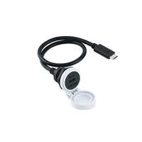 Conector USB 3.0 Tipo C 2.0 3.1 Industrial a Prueba de Agua IP67 con Resorte, Macho/Hembra, para Soldar en PCB, Cable de 0.3M 0.5M 1M