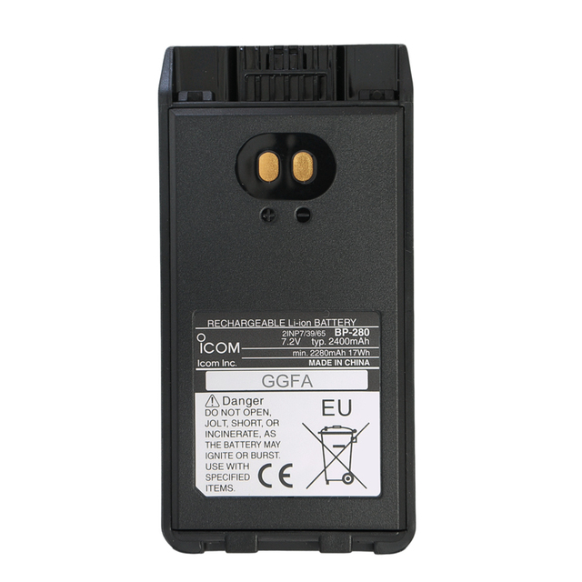 BP280 Replacement IP67 Waterproof Li-ion Battery Pack for Walkie Talkie ICOM IC-F1100D IC-F2100D IC-F1000 IC-T10