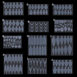 Faux Ongles à Presser 3D en Gel UV Résine ABS à 12 Pointes pour Salon de Manucure – Marque Privée - Product Image 3