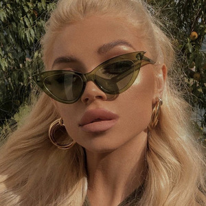 Gafas de Sol Cat-Eye con Personalidad, Nuevas de 2022, Estilo Europeo-Americano, Montura Pequeñ<span class=keywords><strong>a</strong></span>, Protección UV400, Montura Completa, para Mujer, <span class=keywords><strong>Instagram</strong></span> - Product Image 1