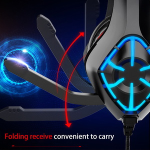 Juego de auriculares con cancelación de ruido Usb de 3,5 Mm con cable, auriculares para juegos de ordenador, auriculares de colores para jugadores con micrófono - Product Image 6