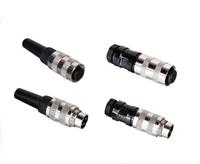 Enchufe eléctrico IP65, conector hembra de 5 pines, modelo USB, Material de aleación, rosca nominal 5A, conector AISG Compatible con M16