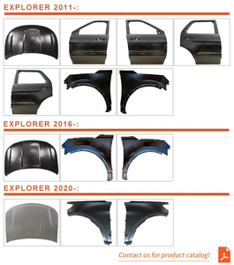 Piezas de carrocería de alta calidad, cubierta de capó de motor de acero, capot para Ford Explorer 2011 2016 - Product Image 2