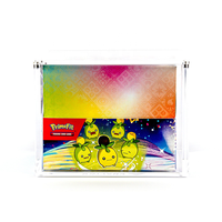 Vitrine en acrylique pour cartes à collectionner TCG miniatures, protection et présentation pour collectionneurs, vente en gros, taille standard