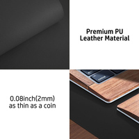 Computer Hardware & Software Sublimation Leather 600x300mm Water Resistant Gaming Square Desk & Mouse Pad