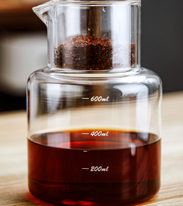 Machine à café à infusion froide Kingze Coffee Tools en verre borosilicate 600 ml, portable, pour expresso et café <span class=keywords><strong>filtre</strong></span> - Product Image 4