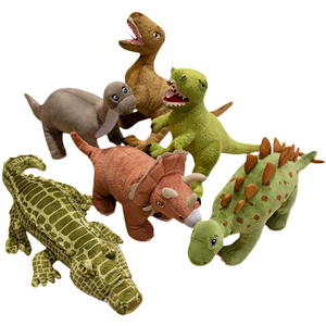 Set de Peluches de Stegosaurus y Cocodrilo con Textura de <span class=keywords><strong>Piel</strong></span> Impresa, Muñeco de Dinosaurio Reptil de Peluche para Niños, Juego de Imitación y Decoración del Hogar - Product Image 6