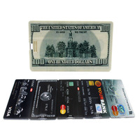 Untuk JASTER kartu kredit USB Flash stik memori 4GB 8GB 16GB 32GB 64GB 128GB USB2.0 stok baru USB Flash drive