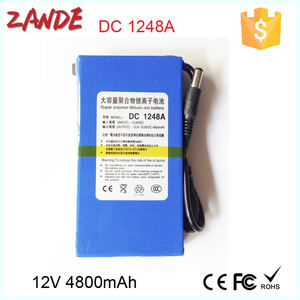 Pak Baterai Super Dapat Diisi Ulang Li-ion 12V 4800MAh Portabel untuk CCTV Kamera Router YSD-12480 - Product Image 2