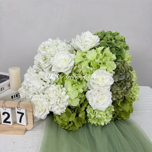 ดอกกุหลาบผ้าไหมประดิษฐ์ DKB แบบสมจริง สำหรับตกแต่งโต๊ะงานแต่งงาน งานเลี้ยง ขนาดใหญ่และขนาดเล็ก - Product Image 6