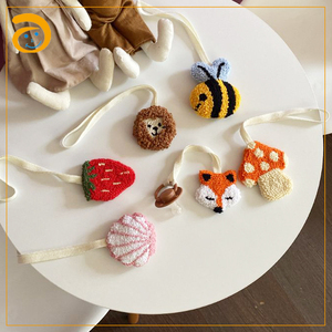 Recién llegado, <span class=keywords><strong>personalizado</strong></span>, sin BPA, pezón infantil, cuidado del bebé, <span class=keywords><strong>mordedor</strong></span> ficticio, soporte para <span class=keywords><strong>chupete</strong></span>, Clip, cadenas de <span class=keywords><strong>chupete</strong></span> de punto de algodón - Product Image 2