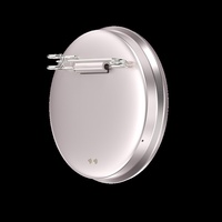 Badge électronique numérique intelligent sans fil avec écran HD de 1,95 pouce, étiquette nominative portable en stock pour le personnel des événements
