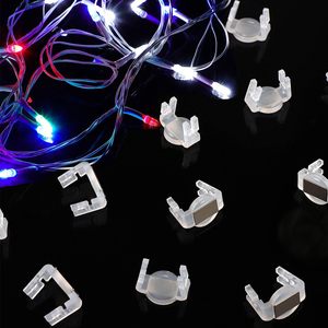 Clips magnétiques robustes pour lumières de Noël C9, crochets de suspension magnétiques pour lumières de Noël pour prises C9, gouttières extérieures en acier et toits - Product Image 3