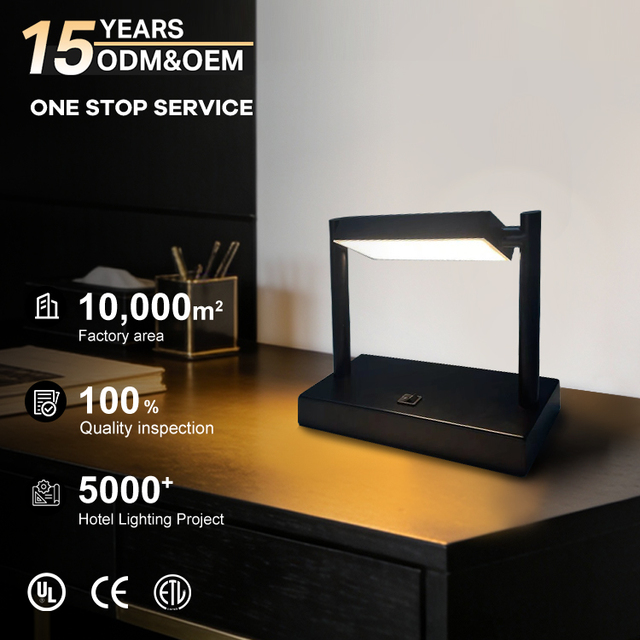 Modern Minimalist Flexible Simple E26 LED Table Lamps with Switch Control for Hotel Desk and Living Room