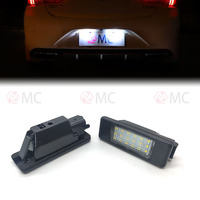 Éclairage spécial de plaque d'immatriculation de voiture pour Peugeot 106 1007 207 308 3008 406 407
