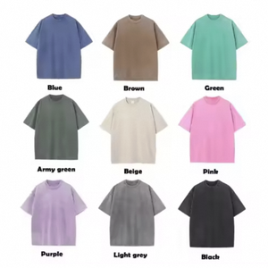 T-Shirt Personalizzate con Lavaggio Acido del Produttore, Effetto Vintage e Consumato, T-Shirt Personalizzate per il Tuo Marchio, T-Shirt Pesanti di Alta Qualità - Product Image 2