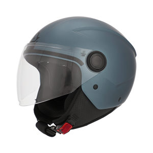 Casco Moto Jet Metallico Bitter Brezza Blu - Product Image 1