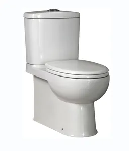Factory Customized White Floor Mounted Sanitary Ware Hotel Bathroom 2 Piece Toilet