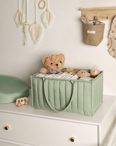 Diario bebé pañal Caddy organizador elegante guardería cesta de almacenamiento regalo para Baby Shower Registro de bebé debe tener elementos esenciales para recién <span class=keywords><strong>nacido</strong></span> - Product Image 2