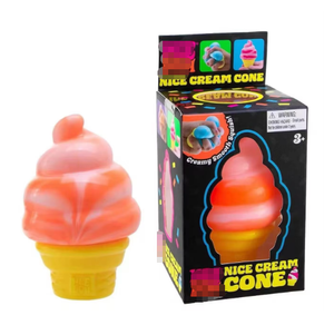 Balles anti-stress en sucre de malt pour chats - Jouets à presser en silicone, plastique et TPE, peluches douces de dessins animés pour enfants - Product Image 6