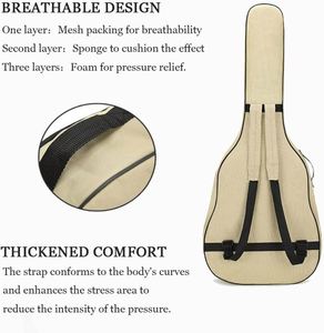 Sac de transport pour instruments de musique avec plusieurs poches, bretelles réglables, porte-instruments, échantillon gratuit - Product Image 3