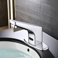 Robinet à capteur automatique sans contact HY-165AD robinet d'eau sans contact salle de bain cuisine école Design traditionnel pont monotrou
