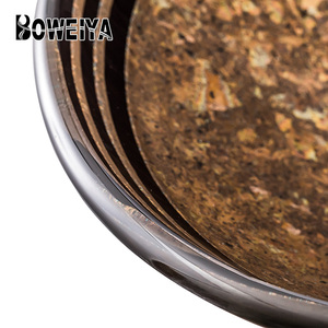 de baño del Hotel cara de vidrio del gabinete mesa de baño de lavado se hunde las cuencas piedra cuenca baño pequeño fregadero - Product Image 5